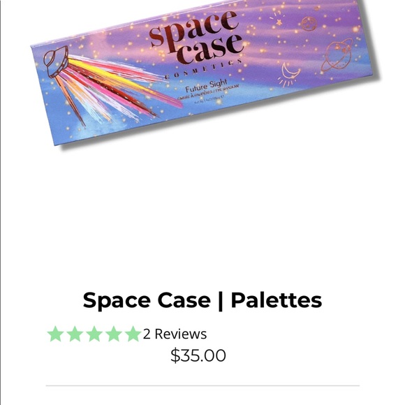 Space Case eyeshadow palette and Slmissglam brush - Picture 3 of 3